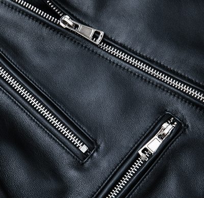 Áo da bò cao cấp AKD017 đen