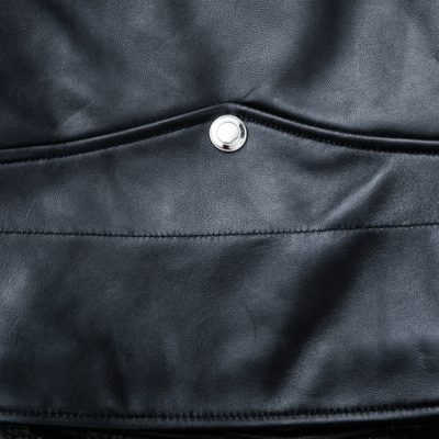 Áo da bò cao cấp AKD017 đen