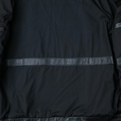 Áo da bò nam béo AKD021 đen