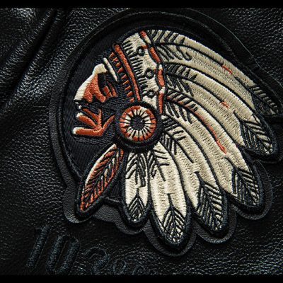 Áo khoác da nam béo AKD028 đen