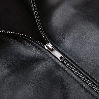 Áo khoác da cừu AKD033 đen