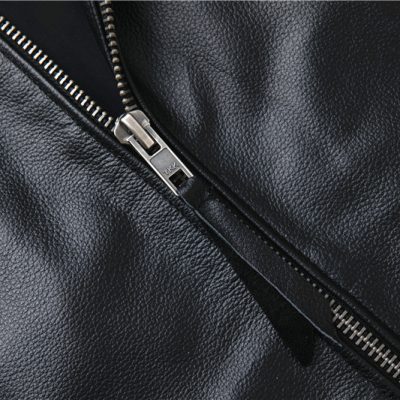 Áo da big size AKD015 đen