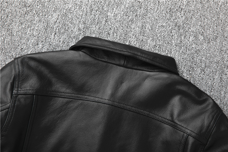 Áo khoác da bò thật