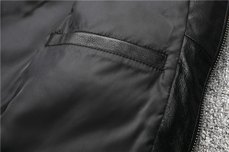 áo khoác da moto cổ đứng