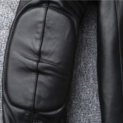 Áo da bò big size AKD016 đen