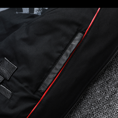 Áo khoác nam da bò thật AKD025 đen