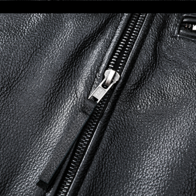 Áo khoác nam da bò thật AKD025 đen