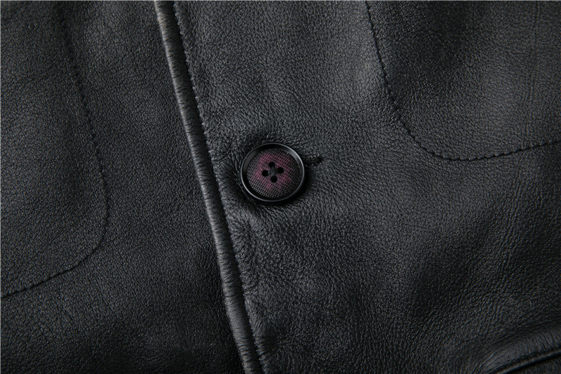 Áo gile da bò thật.