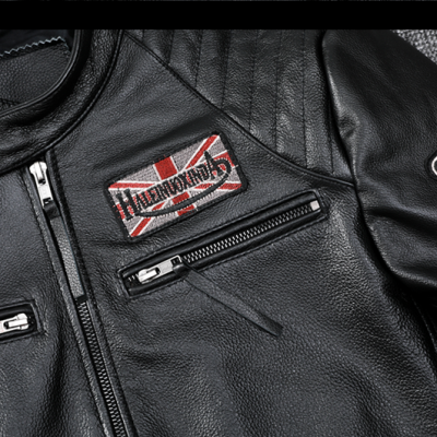 Áo khoác nam da bò thật AKD025 đen