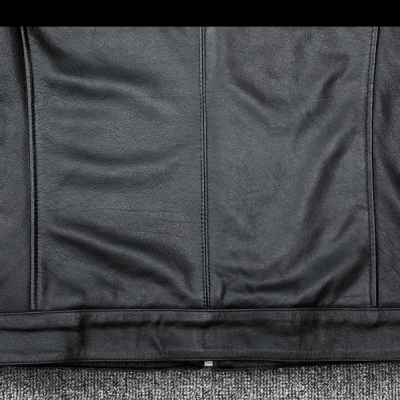 Áo khoác da bò thật AKD013 đen