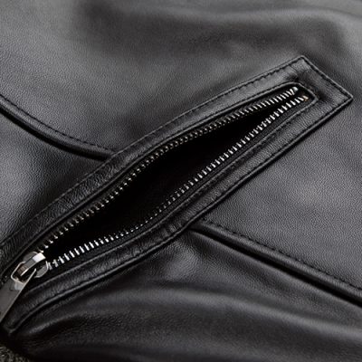 Áo khoác da cừu AKD033 đen