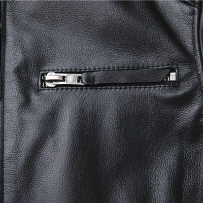 Áo da big size AKD015 đen