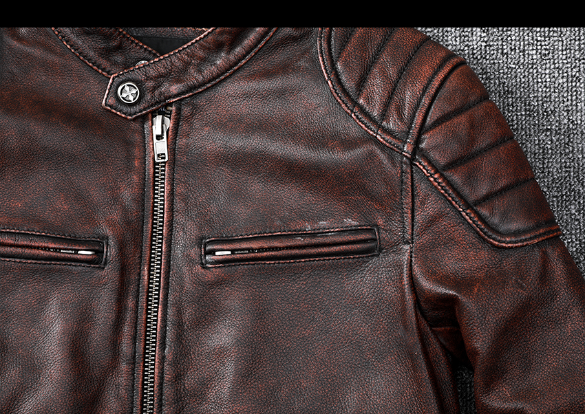 áo da bò nam S-6XL