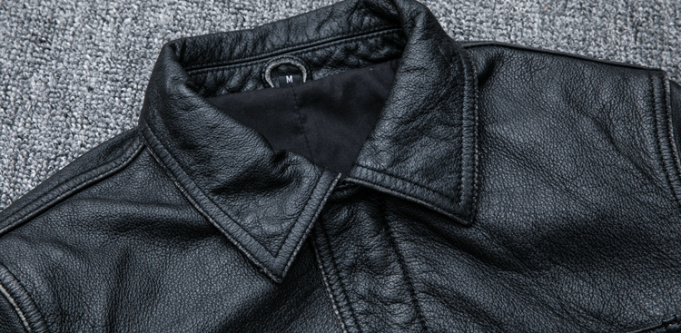 áo da nam kiểu dáng mới