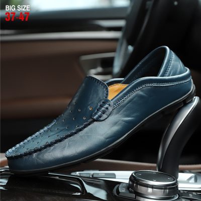 Giày lười big size nam GTD042 lười vàng