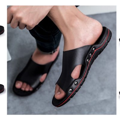 Dép lê cỡ lớn GTD048 đen