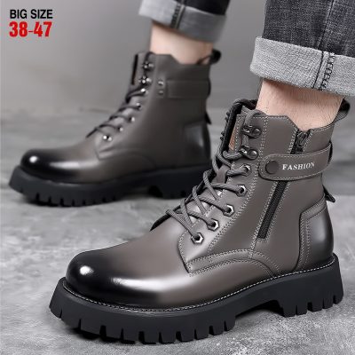 Giày tây nam big size GTD024 xám