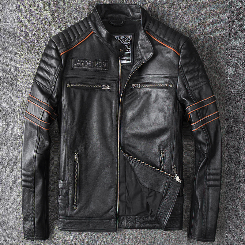 áo khoác da bò nam