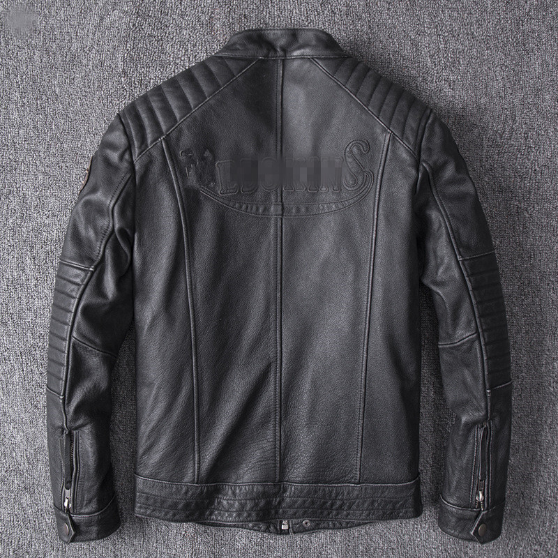 áo khoác da bò nguyên chất