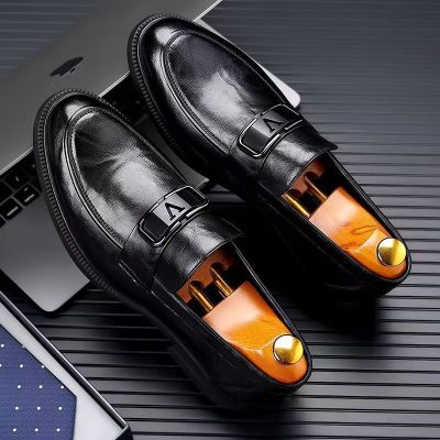 Giày lười nam GTD039 nâu