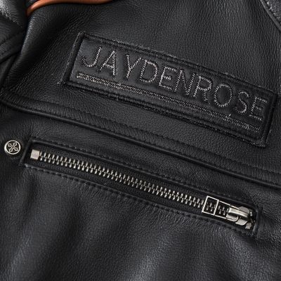 Áo da bò AKD010 đen