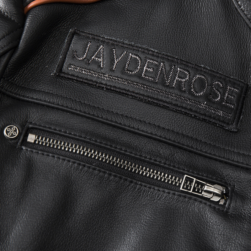 áo khoác da bò thật