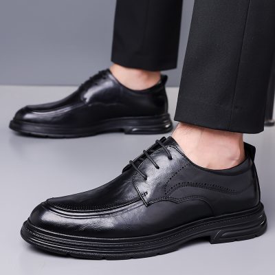 Giày da bò nam GTD036 nâu