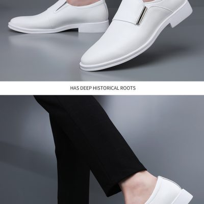 Giày tăng chiều cao nam 6cm GTD035 trắng