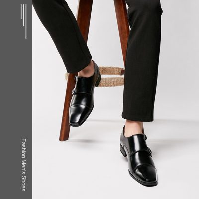 Giày tây nam GTD037 đen