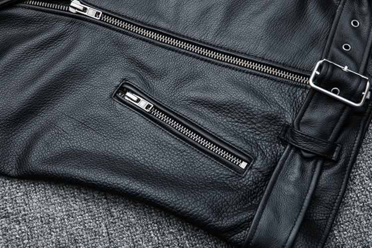 áo khoác da bò nguyên chất dày dặn