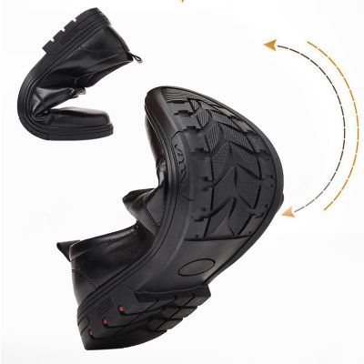 Giày Tây Size Lớn GTD012 Nâu Nhung