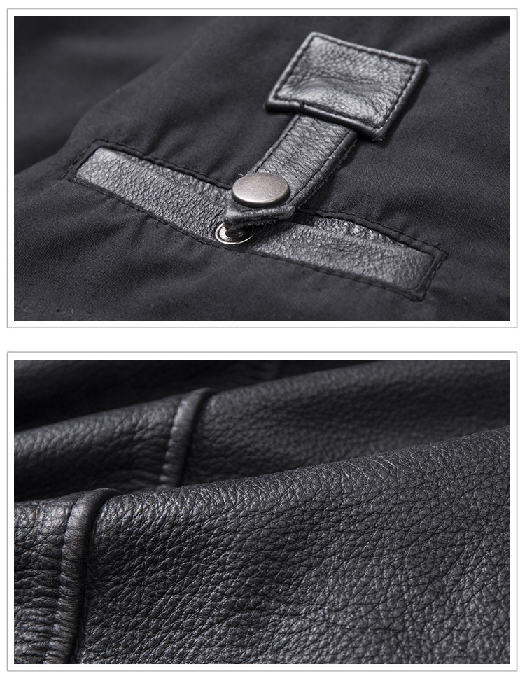 áo khoác da bò thật