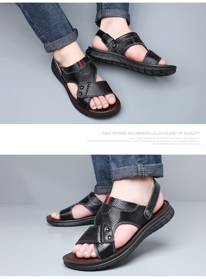 Dép da mềm thoáng mát