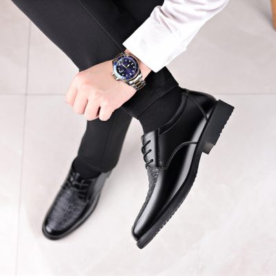 Giày nam big size tphcm GTD040 đen