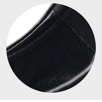 Giày Da Bò Nam GTD017 Đen