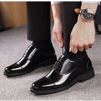 Giày nam size lớn GTD029 bộ chân 1016 (da bò)