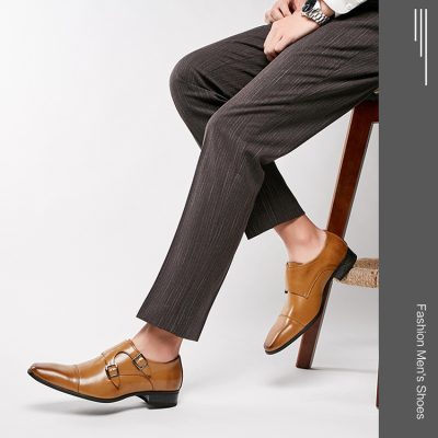 Giày tây nam GTD037 đen