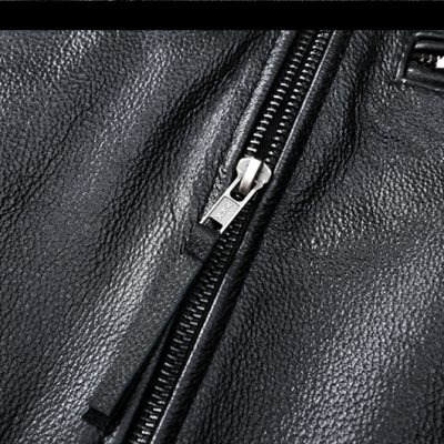 Áo khoác da bò AKD002 đen