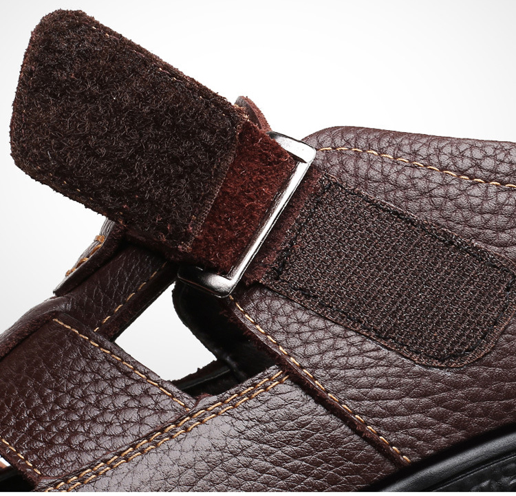 dép da bò nam size lớn