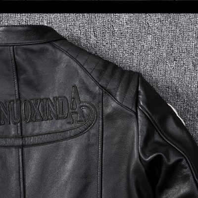 Áo khoác da bò AKD002 đen