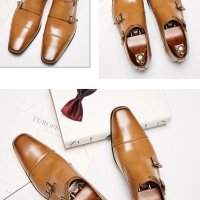 Giày tây nam GTD037 đen