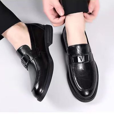 Giày lười nam GTD039 nâu