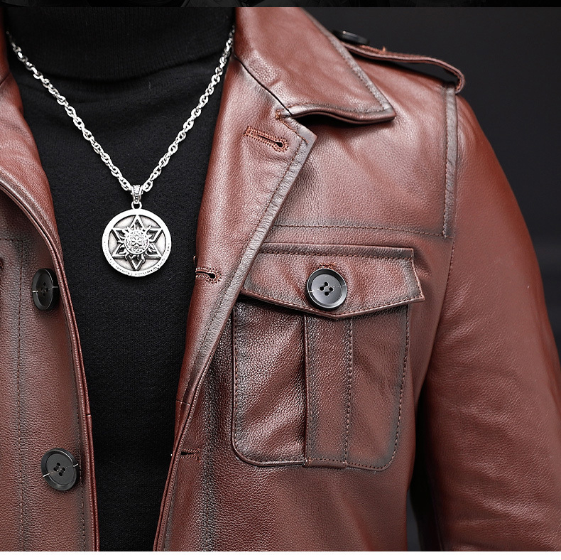 áo khoác da nam đẹp