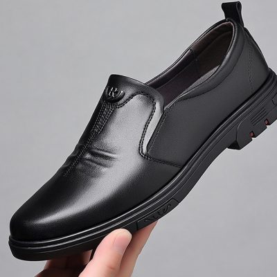 Giày Tây Size Lớn GTD012 Nâu Nhung