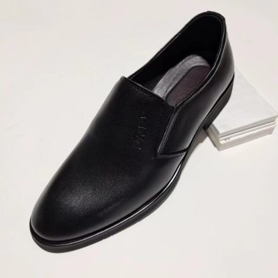 Giày Nam Da Bò Thật GTD014 Đen