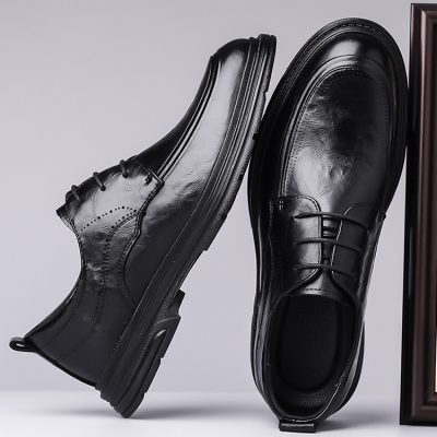 Giày da bò nam GTD036 nâu