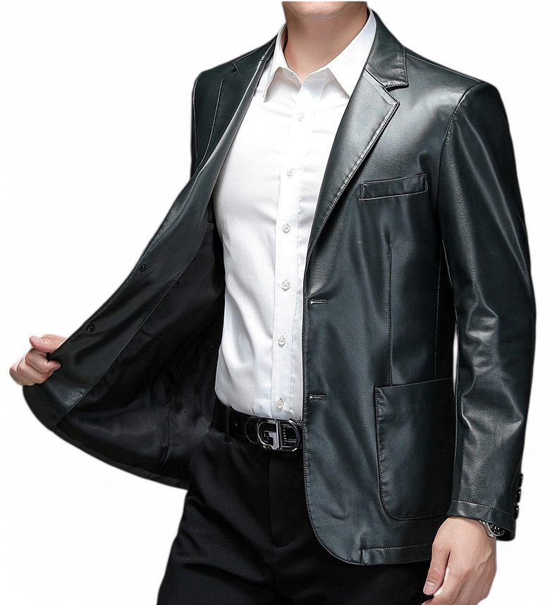 Áo khoác da thật