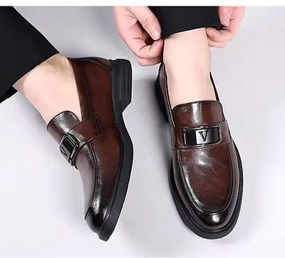 Giày lười nam GTD039 nâu