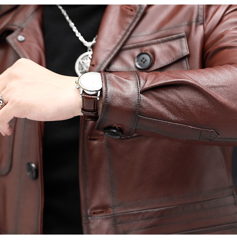 áo khoác da nam đẹp