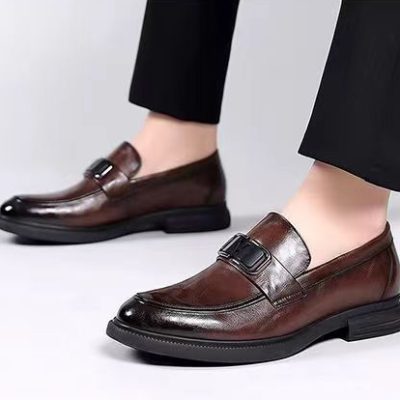 Giày lười nam GTD039 nâu